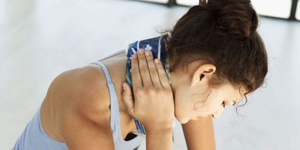 impacco per il trattamento dell'osteocondrosi cervicale