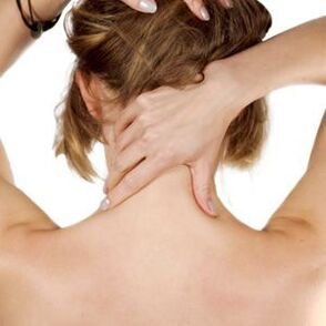 dolore al collo dovuto all'osteocondrosi cervicale